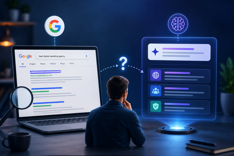 Why Your Business Is Visible on Google but Missing From AI Search