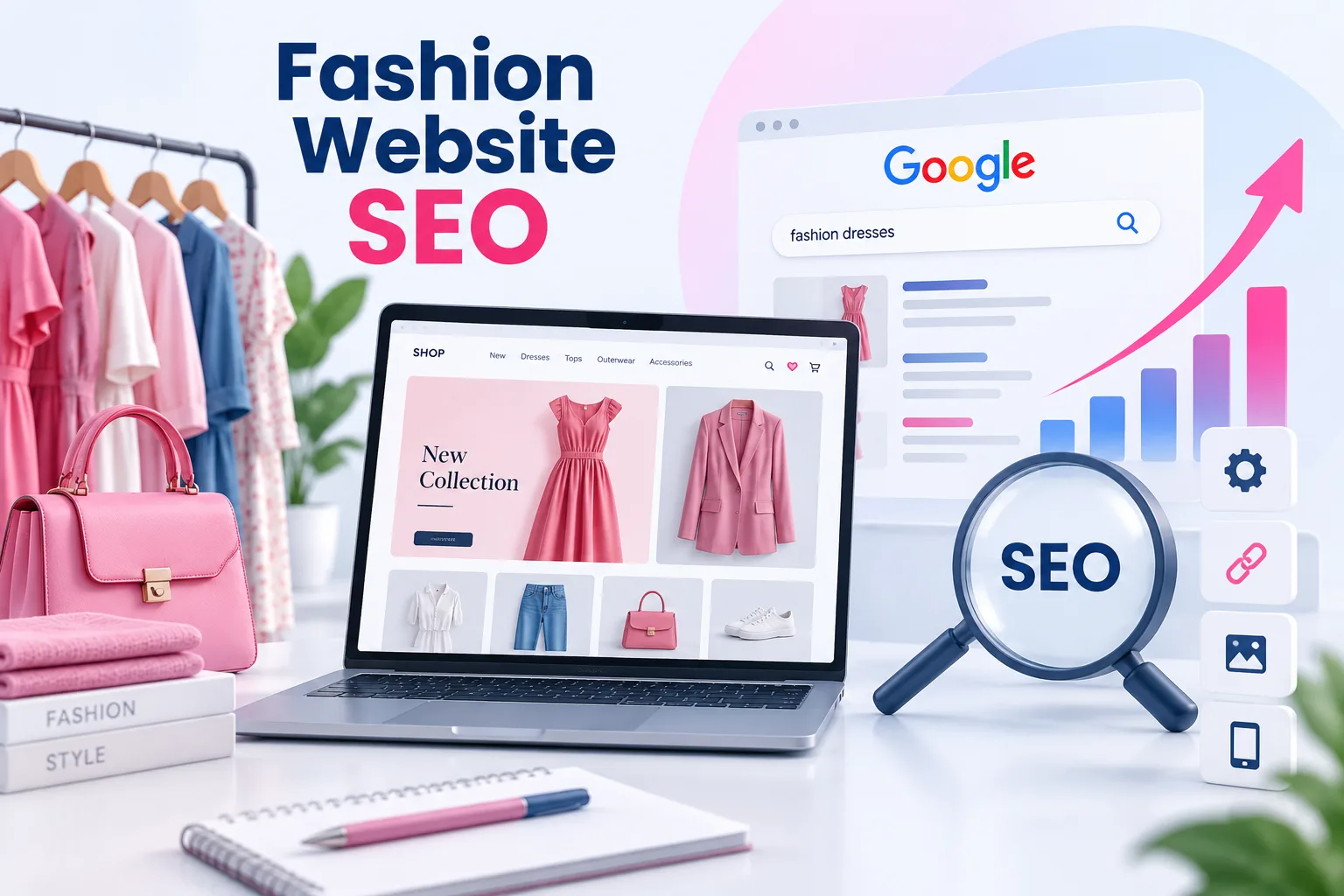 Fashion e-commerce website SEO and Google search visibility